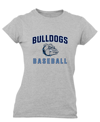 Centennial Bulldogs Baseball #1 Women's SS T-Shirt