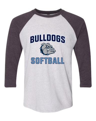 Centennial Bulldogs Softball #1 Women's Baseball T-Shirt