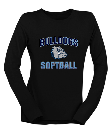 Centennial Bulldogs Softball #1 Women's LS T-Shirt