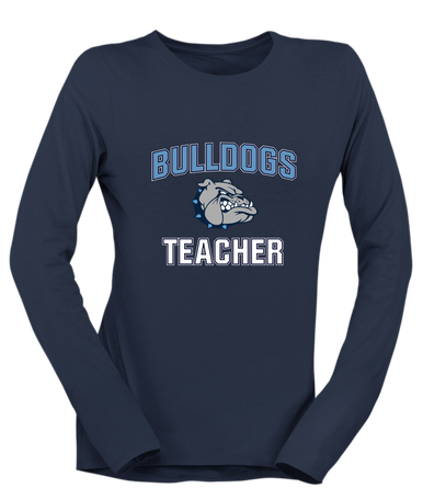 Centennial Bulldogs Teacher Women's Premium LS T-Shirt