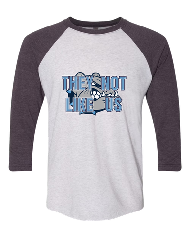 Centennial Bulldogs They Not Like Us #2 Women's Baseball T-Shirt