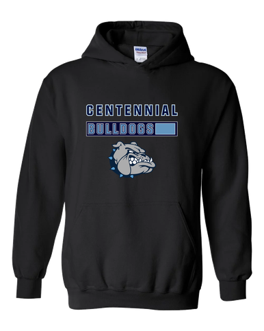 Centennial Bulldogs Mascot #7 Men's Hoodie
