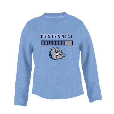 Centennial Bulldogs Mascot #7 Women's Sweatshirt