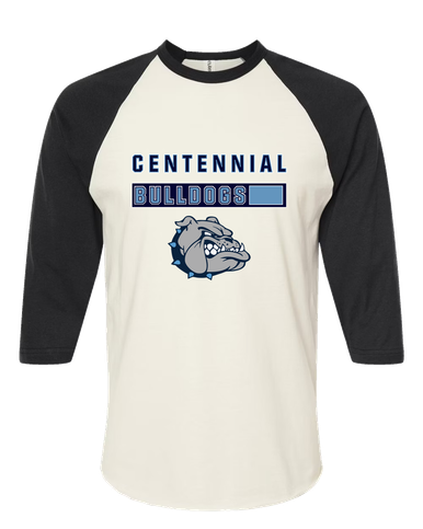 Centennial Bulldogs Mascot #7 Men's Baseball T-Shirt