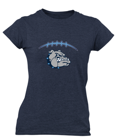 Centennial Bulldogs Football #2 Women's SS T-Shirt