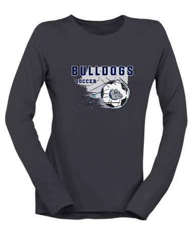 Centennial Bulldogs Soccer #2 Women's Premium LS T-Shirt