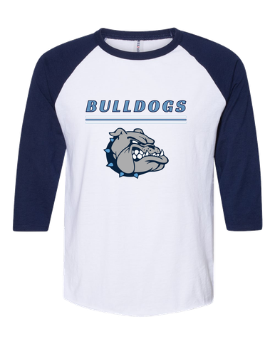 Centennial Bulldogs Mascot #8 Women's Baseball T-Shirt