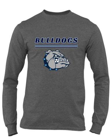 Centennial Bulldogs Mascot #8 Men's LS T-Shirt