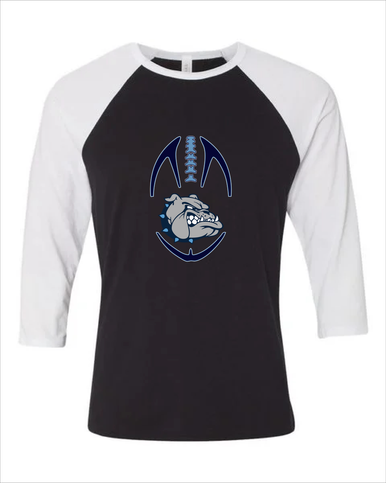 Centennial Bulldogs Football #4 Women's Baseball T-Shirt