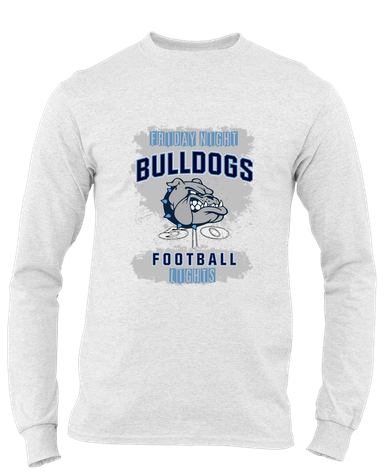 Centennial Bulldogs Football #6 Men's Premium LS T-Shirt