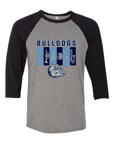 Centennial Bulldogs Band # 2 Women's Baseball T-Shirt