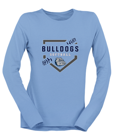 Centennial Bulldogs Softball #2 Women's LS T-Shirt