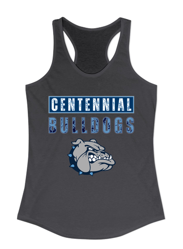 Centennial Bulldogs Mascot #9 Women's Tank Top