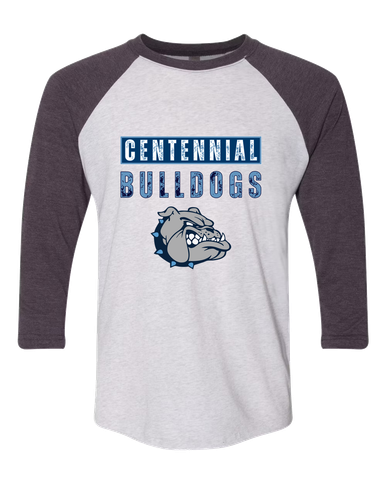 Centennial Bulldogs Mascot #9 Men's Baseball T-Shirt