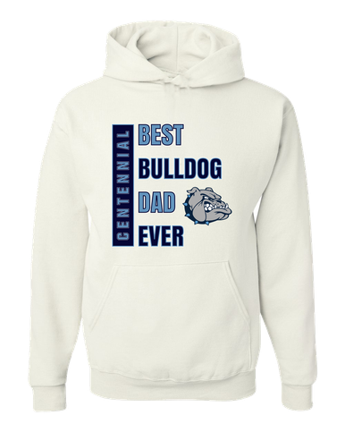 Centennial Bulldogs Best Bulldog Dad Men's Premium Hoodie