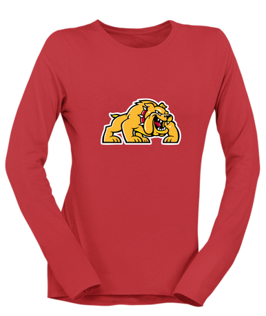 Batavia Bulldogs Mascot #1 Women's Premium LS T-Shirt