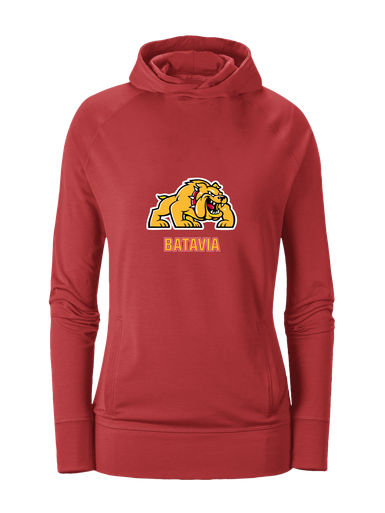 Batavia Bulldogs Mascot #2 Women's Hoodie