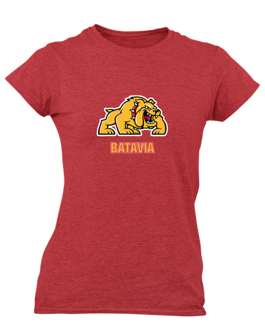 Batavia Bulldogs Mascot #2 Women's SS T-Shirt