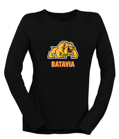Batavia Bulldogs Mascot #2 Women's Premium LS T-Shirt