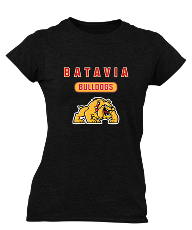 Batavia Bulldogs Mascot #3 Women's SS T-Shirt