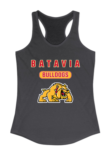 Batavia Bulldogs Mascot #3 Women's Tank Top