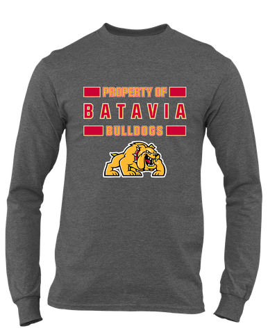 Batavia Bulldogs Property Of Men's Premium LS T-Shirt