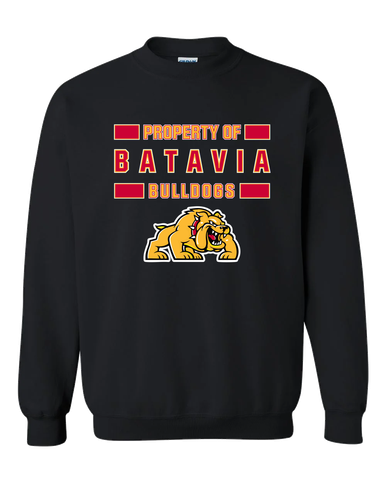 Batavia Bulldogs Property Of Men's Sweatshirt