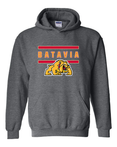Batavia Bulldogs Mascot #4 Men's Hoodie
