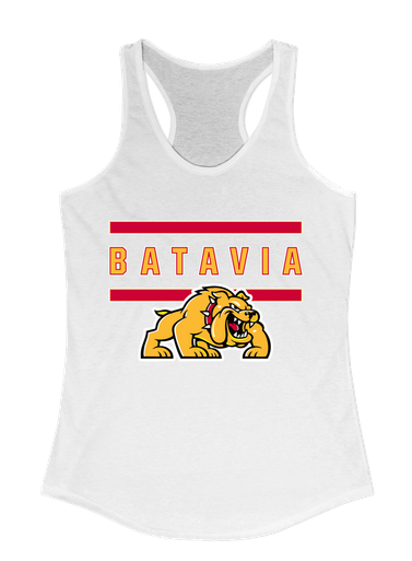 Batavia Bulldogs Mascot #4 Women's Tank Top