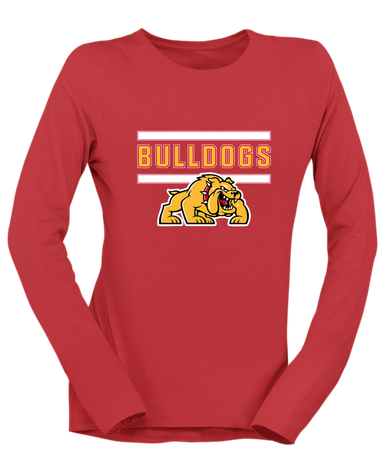 Batavia Bulldogs Mascot #5 Women's Premium LS T-Shirt