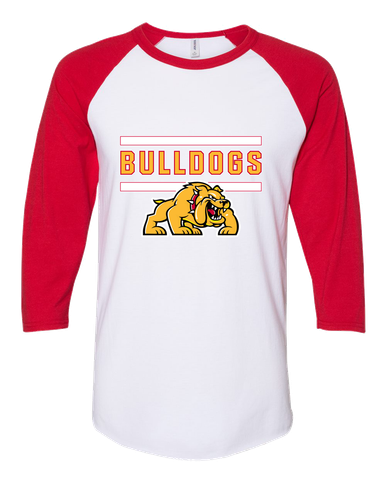 Batavia Bulldogs Mascot #5 Women's Baseball T-Shirt