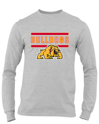 Batavia Bulldogs Mascot #5 Men's LS T-Shirt