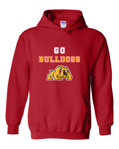 Batavia Bulldogs Go Team Men's Hoodie