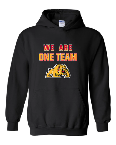 Batavia Bulldogs We Are One Team Men's Hoodie