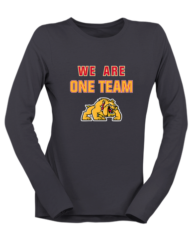 Batavia Bulldogs We Are One Team Women's LS T-Shirt
