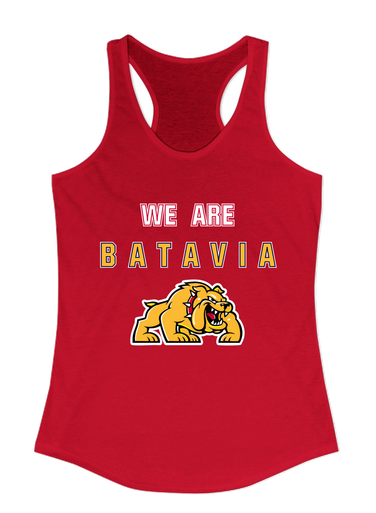 Batavia Bulldogs We Are Women's Tank Top
