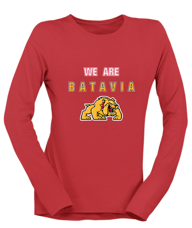 Batavia Bulldogs We Are Women's Premium LS T-Shirt