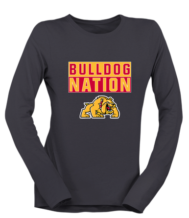 Batavia Bulldogs Nation #1 Women's Premium LS T-Shirt