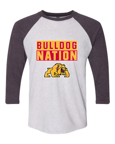 Batavia Bulldogs Nation #1 Women's Baseball T-Shirt