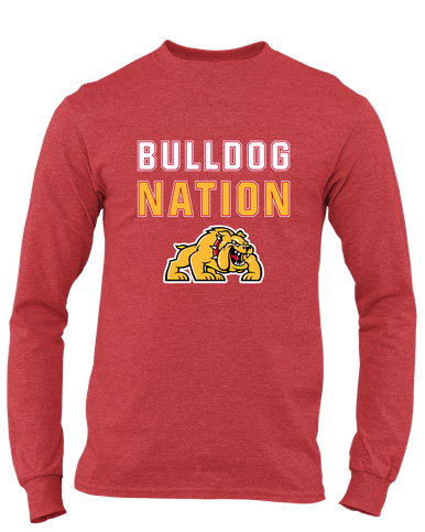 Batavia Bulldogs Nation #2 Men's LS T-Shirt