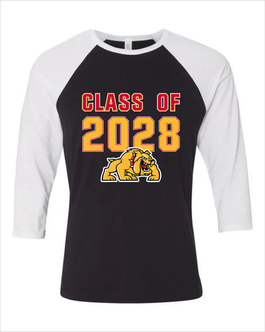 Batavia Bulldogs Class of 2028 Men's Baseball T-Shirt