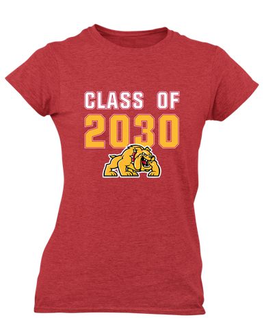 Batavia Bulldogs Class of 2030 Women's Premium SS T-Shirt