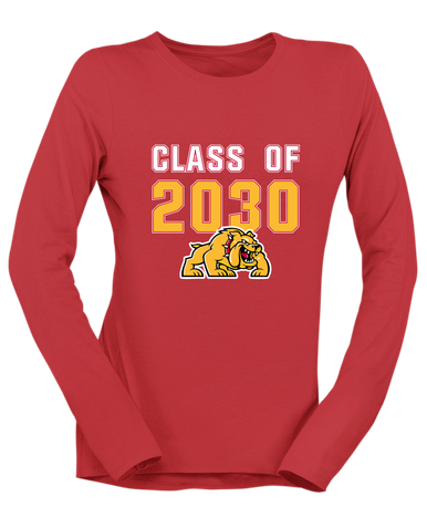 Batavia Bulldogs Class of 2030 Women's LS T-Shirt