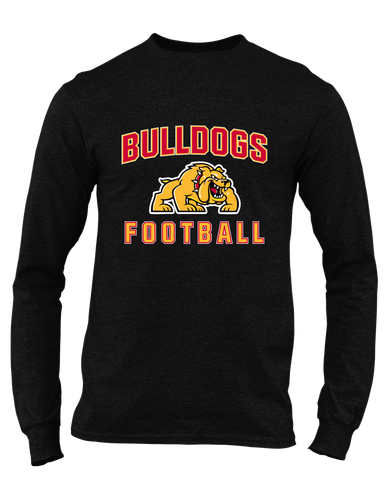 Batavia Bulldogs Football #1 Men's LS T-Shirt