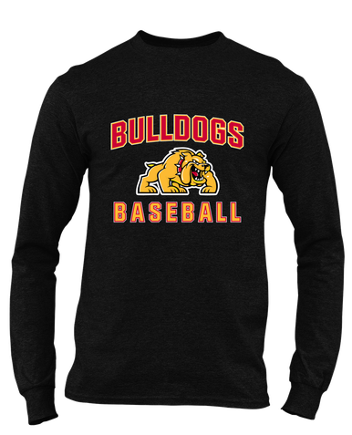 Batavia Bulldogs Baseball #1 Men's Premium LS T-Shirt