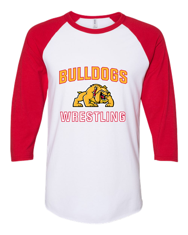 Batavia Bulldogs Wrestling Women's Baseball T-Shirt