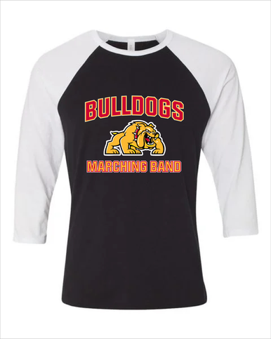 Batavia Bulldogs Marching Band Men's Baseball T-Shirt