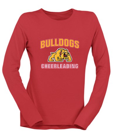 Batavia Bulldogs Cheerleading Women's Premium LS T-Shirt