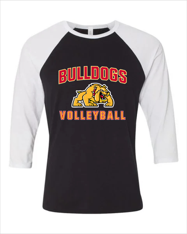 Batavia Bulldogs Volleyball Women's Baseball T-Shirt