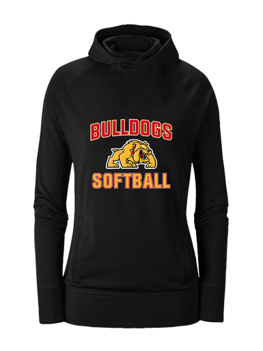 Batavia Bulldogs Softball #1 Women's Hoodie